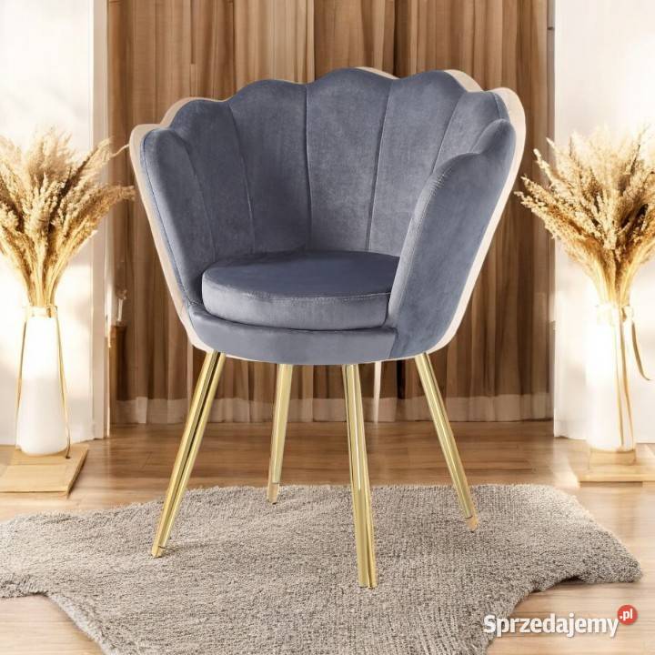 Fotel Shell Szary Wysyłka 24H Dostawa 0 Tarchały Małe