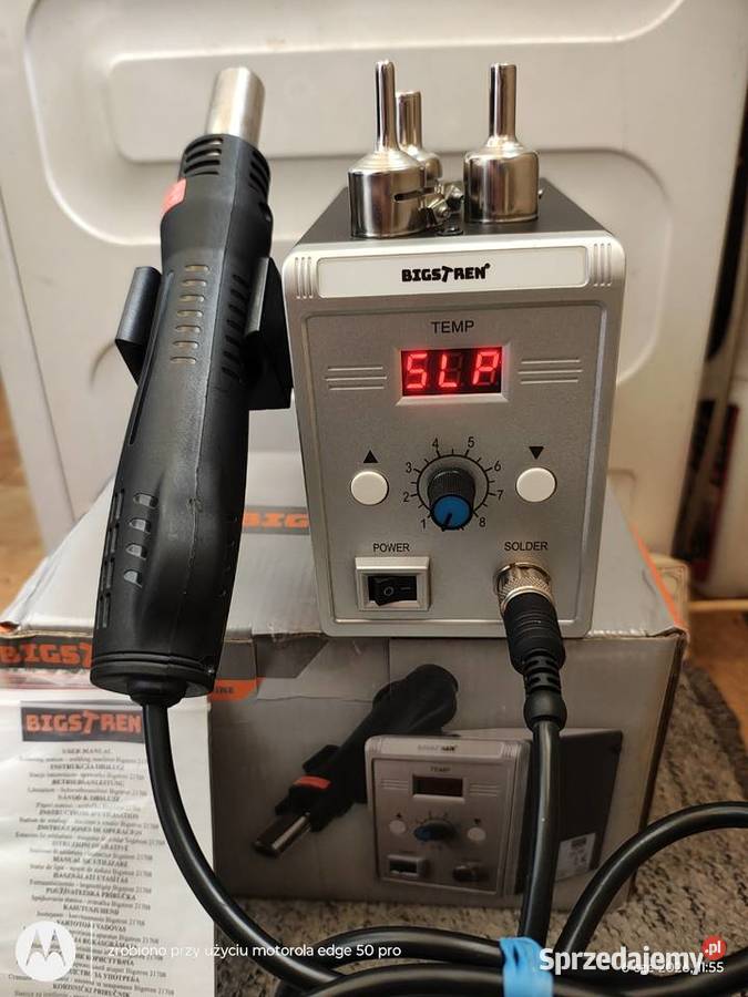 Stacja HotAir Bigstren 700W komplet Spawarki i lutownice Międzyrzec Podlaski sprzedam