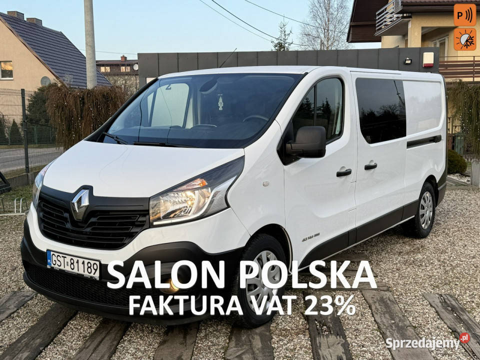 Renault Trafic brygadówka salon Polska6osobowy Dąbrowa