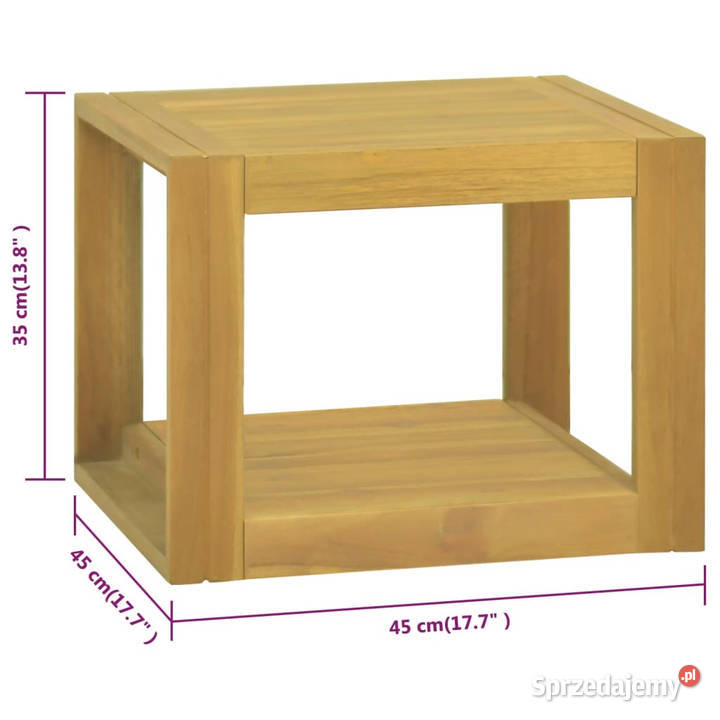 Łazienkowa półka ścienna 45x45x35 lite drewno Warszawa sprzedam