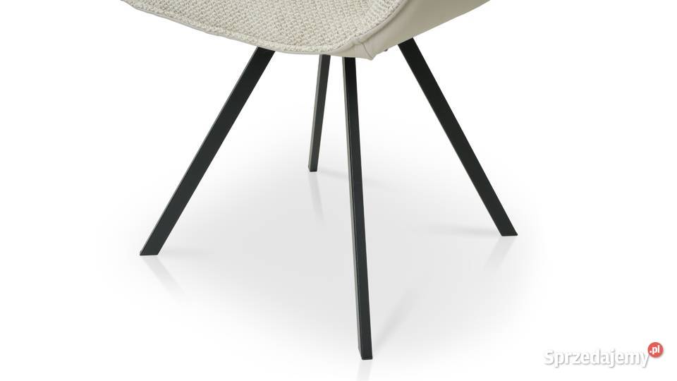 Krzesło Gaya obrotowe skóra połączona z tkaniną 82cm Bydgoszcz