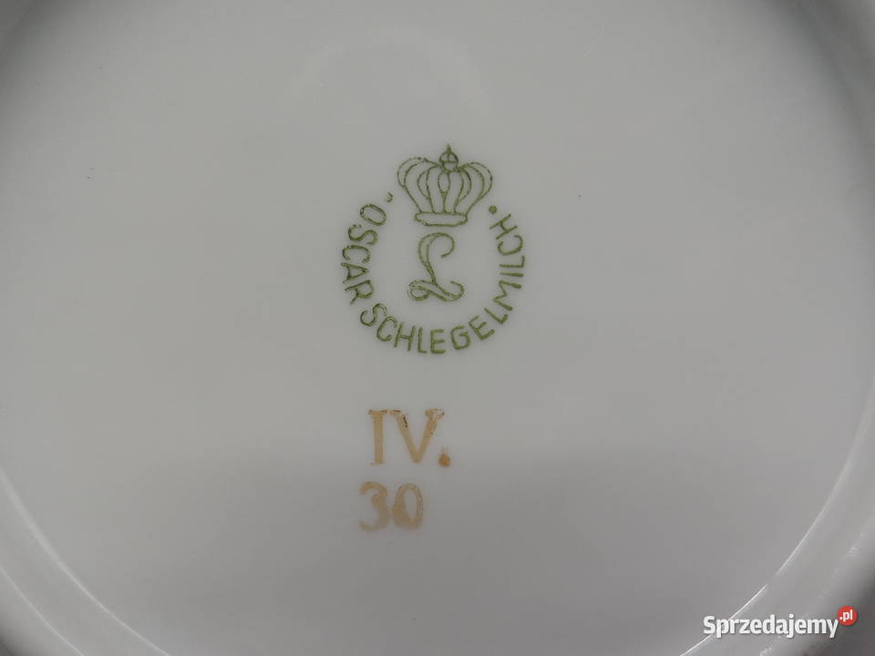 Konfiturówki talerzyki 6 Oscar Schlegelmilch Raszków