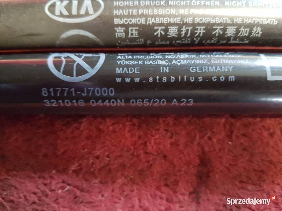 KIA CEED III 2021 AMORTYZATOR KLAPY SPREZYNA Turek sprzedam