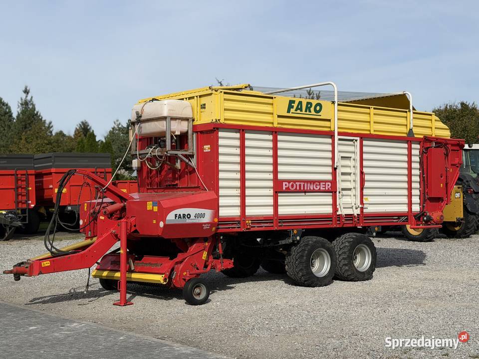 Przyczepa samozbierająca Pottinger Faro 4000 Zambrów