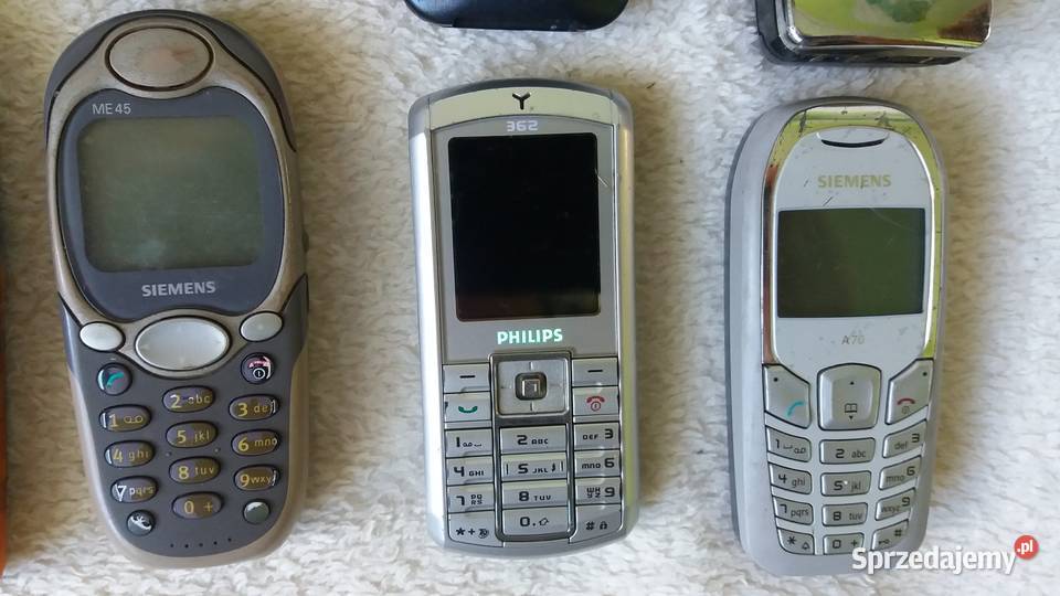 10 Stare telefony Nokia Philips Siemens Płońsk