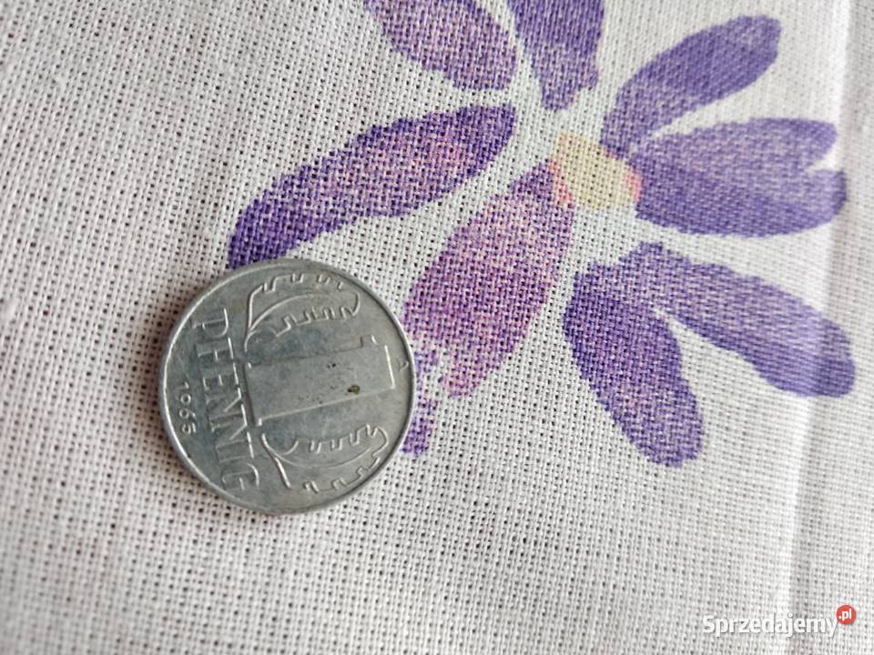 moneta 1 pfennig 1965 Poznań