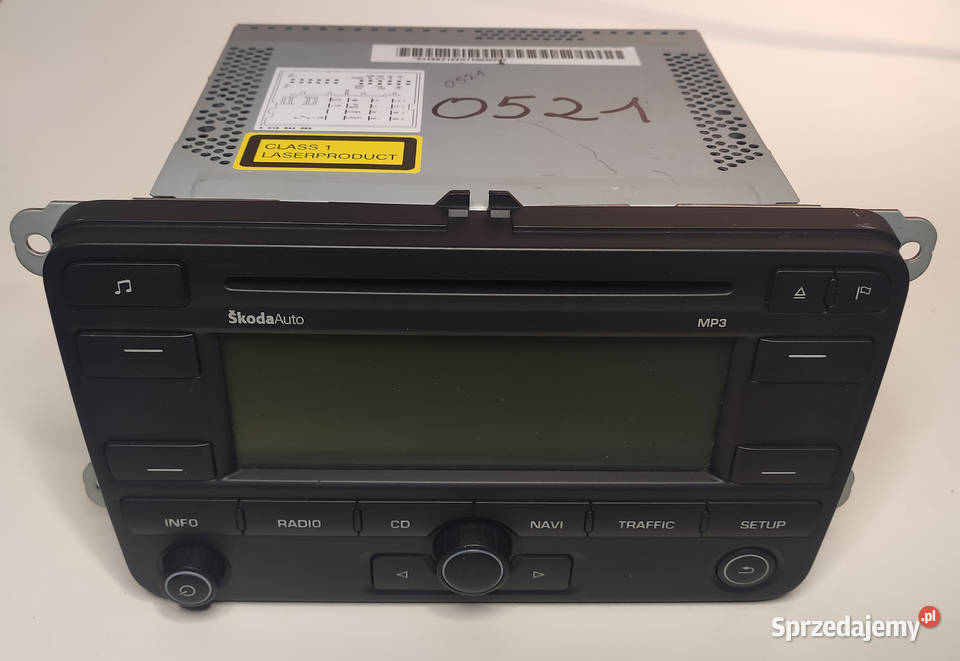 Skoda Octavia Radio Nawigacja 1z0035191a kod Katowice sprzedam