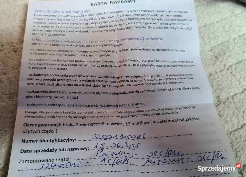 Rozrusznik Bosch do Audi Q5 20 TDI regeneracji podkarpackie Lubenia