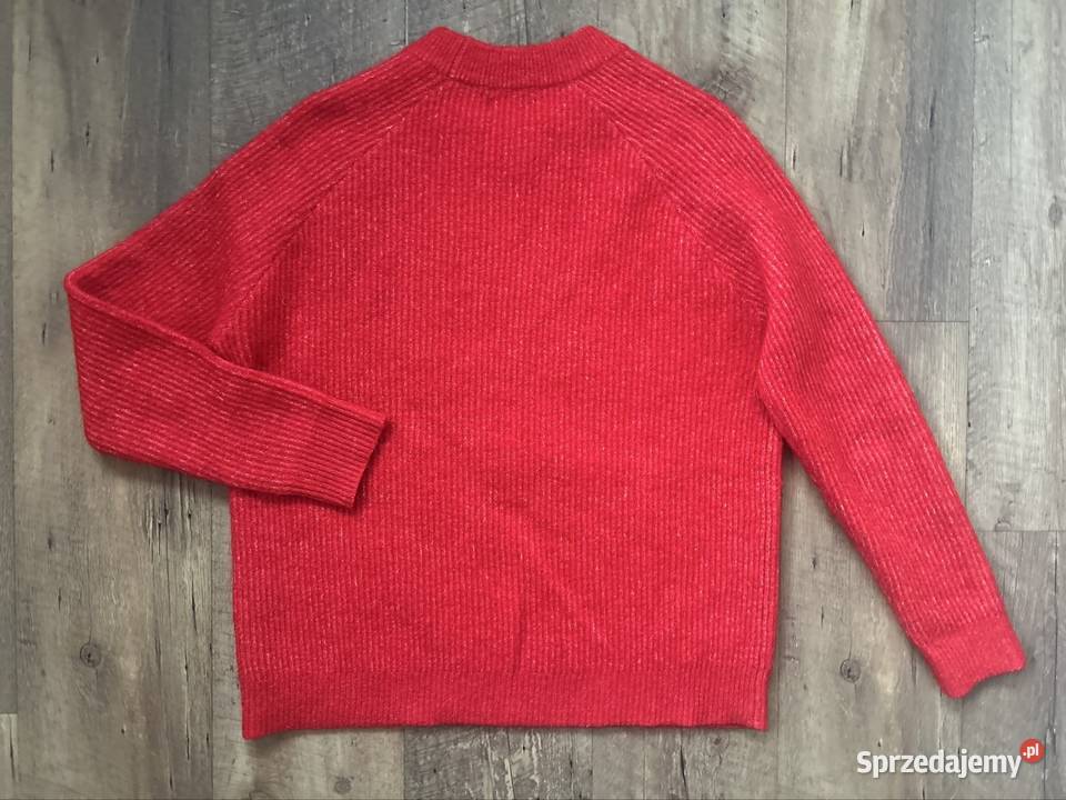 Sweter damski S czerwony sweter damski