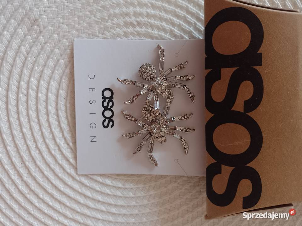 ASOS Bogato zdobione kolczyki z Londynu Kraków sprzedam