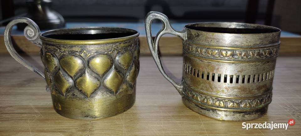 Stare uchwyty do szklanek 2 sztuki Warszawa