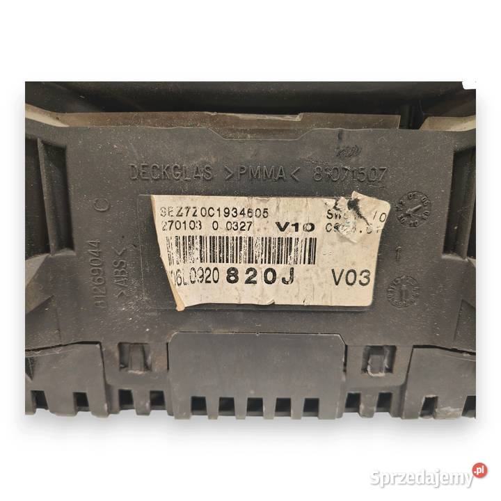 LICZNIK ZEGARY W06L0920820J Seat Ibiza III 14 Chełm sprzedam