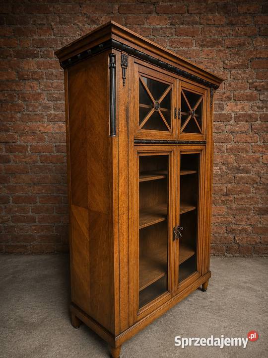 Witryna dwudzielna biblioteczka