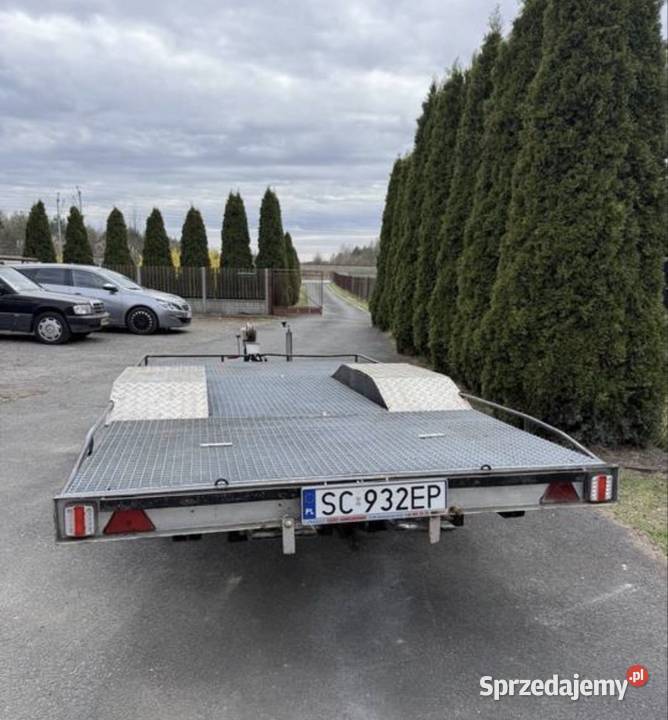 Laweta dwuosiowa najazdy wciagarka autolaweta