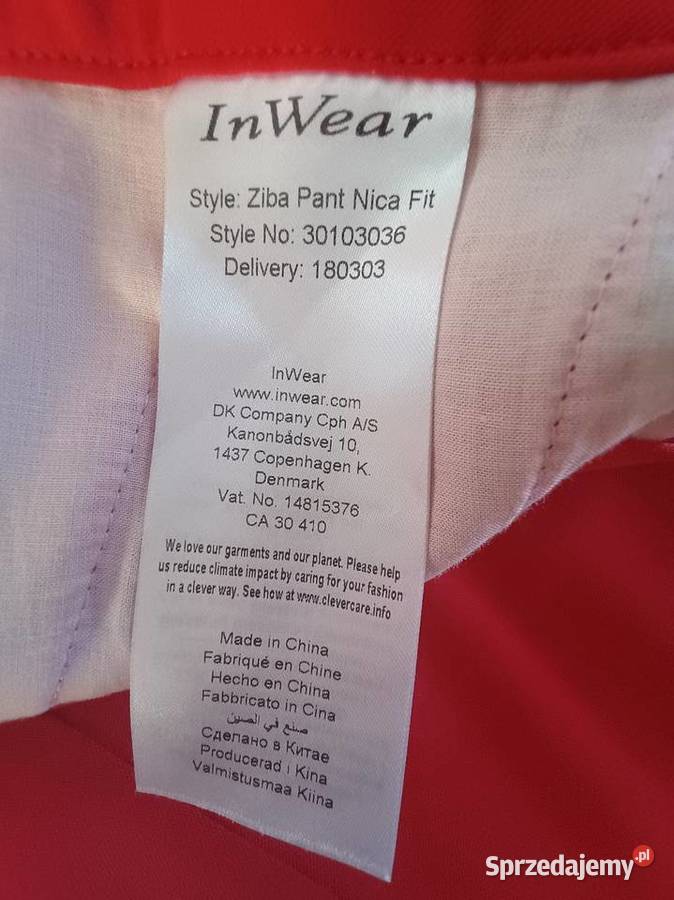 InWear Stylowe Spodnie z Lampasami i Zamkami Spodnie