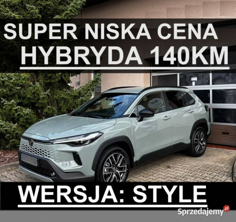 Toyota Corolla Cross 140 Hybryda Style Kamera elektrochrom. lusterko wst. Szczecinek