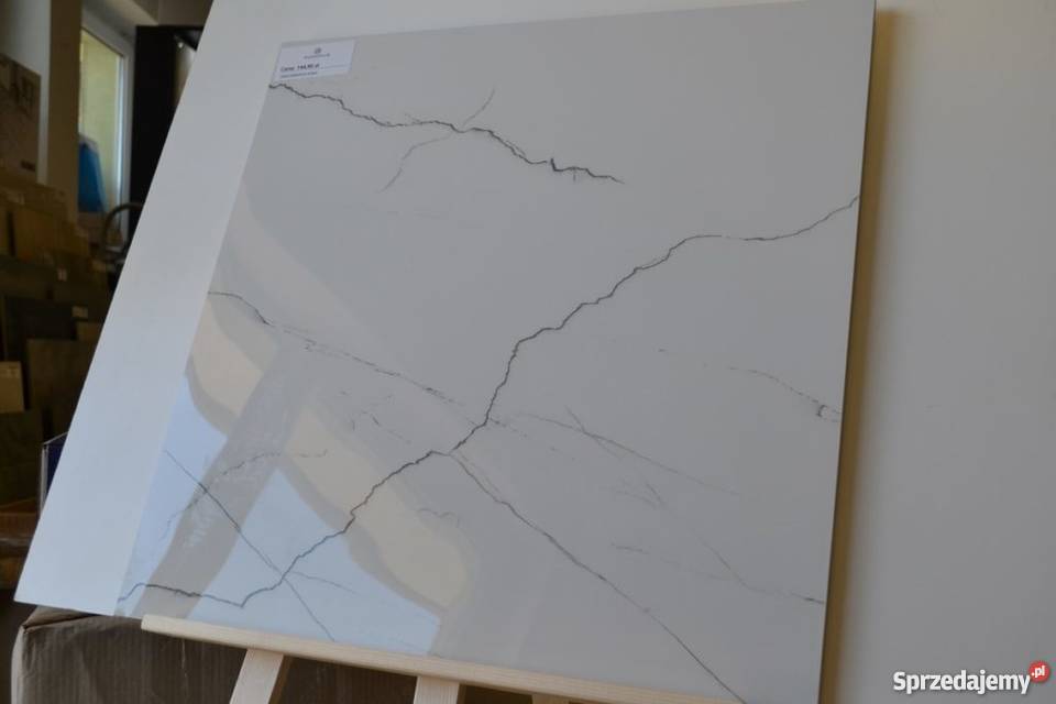 Gres MARQUINA Kamień biały poler 60x60 Mavros Zakopane