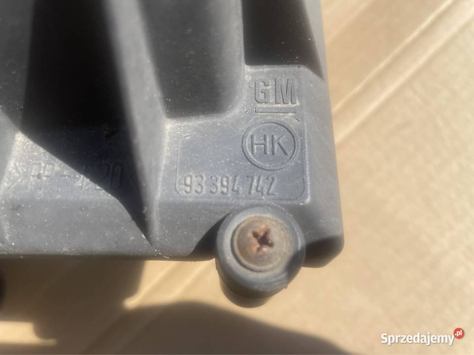 93394742 obudowa filtra powietrza Opel meriva a Rok produkcji 2008 zachodniopomorskie Szczecin sprzedam