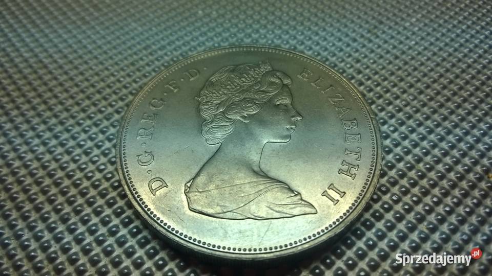 MONETA Wielka Brytania 25 pensów 1981 040 Warszawa