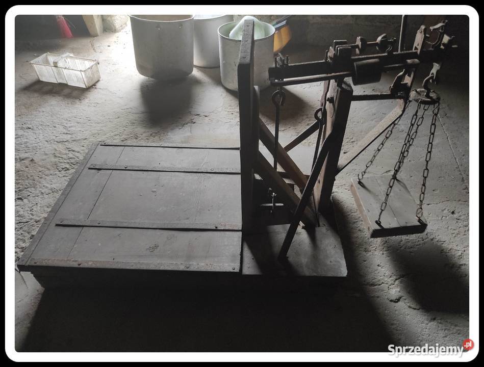 Waga dziesiętna rolnicza szalkowa do 200