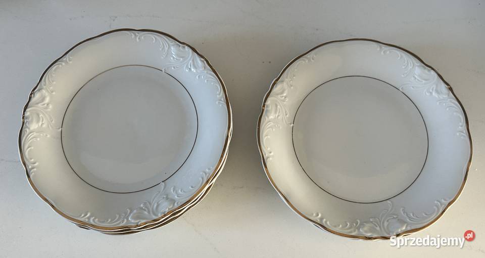 Talerze porcelanowe Wawel z lat PRLu