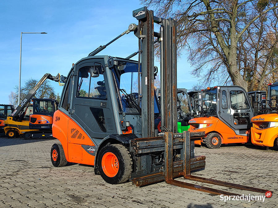 Wózek widłowy Linde H25T02600 duplex 415 m LPG Kęty