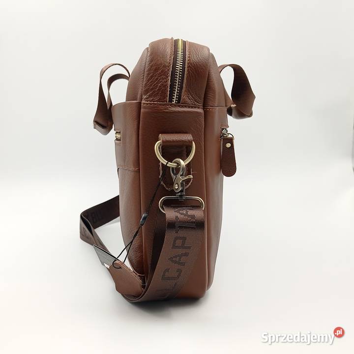 Torba teczka skórzana na ramie Bullcaptain B Zawiercie sprzedam