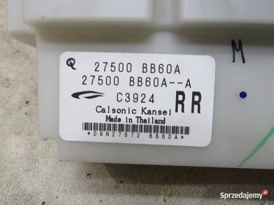 PANEL KLIMATYZACJI QASHQAI J10 27500BB60A