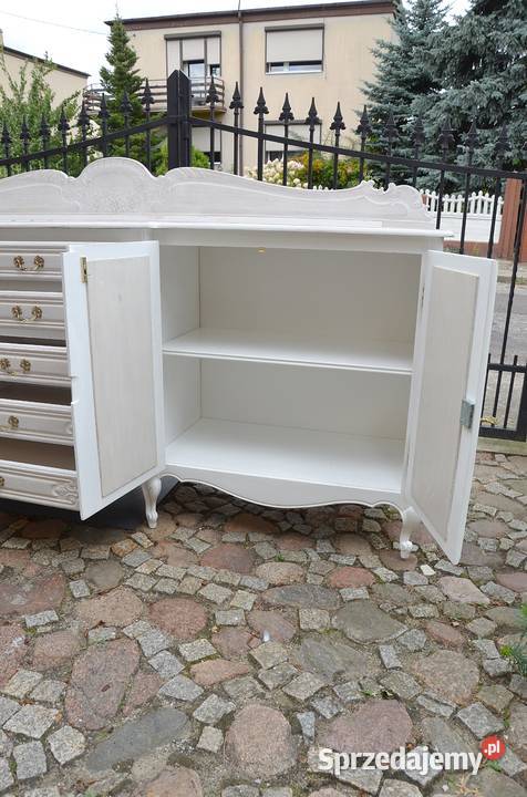 Komoda kredens pomocnik biała stylowa klasyczna wielkopolskie Kalisz sprzedam