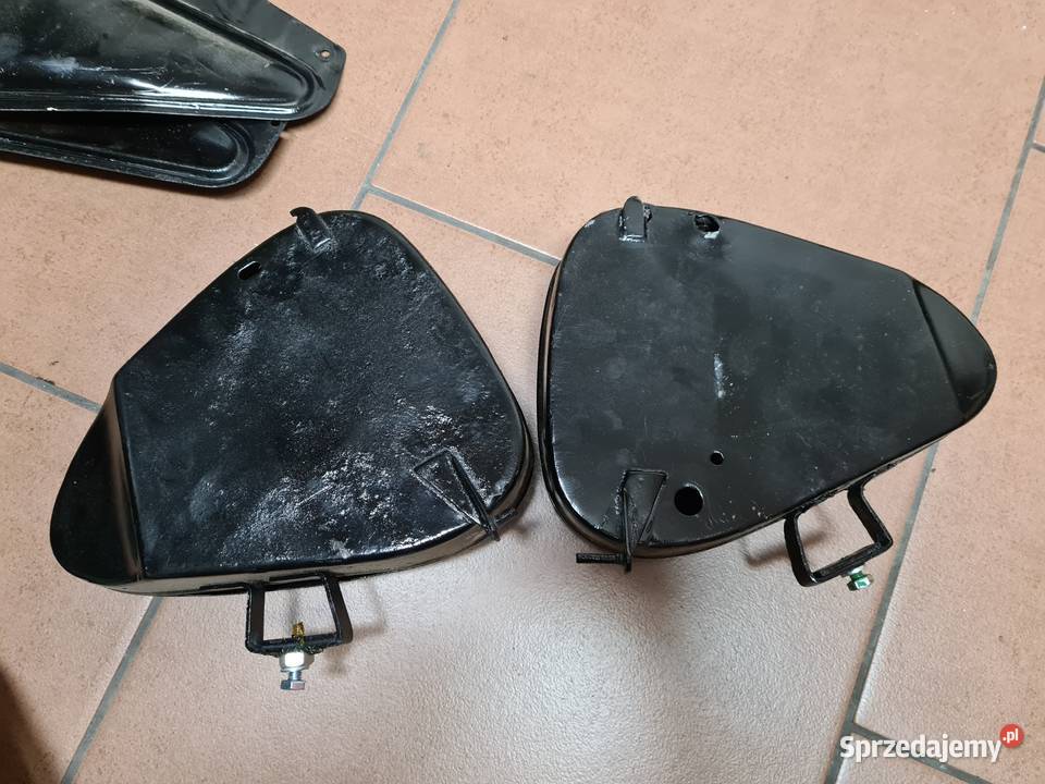 Narzędziówki puszki schowki boczne WSK 125 Motoryzacja Rydułtowy