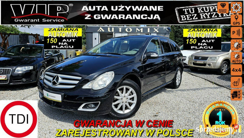 Mercedes R 320 Full 30CDi 225BNiski Mercedes-Benz Motoryzacja Świdnica