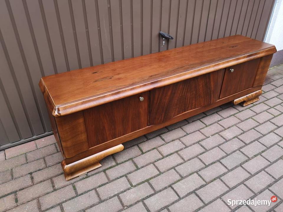 Komoda ARTDECO Orzech Niska RTV Stara Antyk wielkopolskie Swarzędz