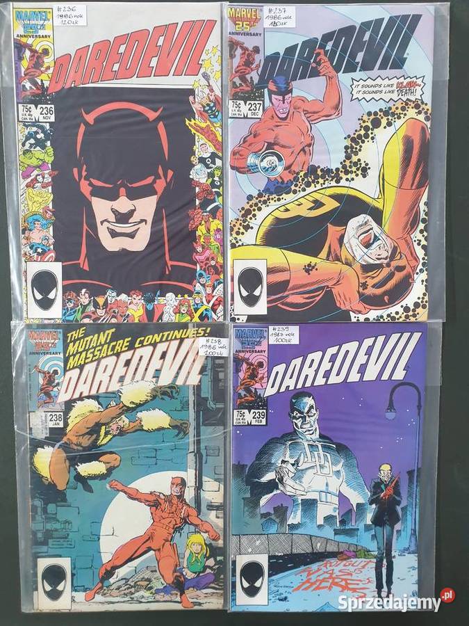 Daredevil kolekcja 24 komiksów Marvel USA Gdynia sprzedam