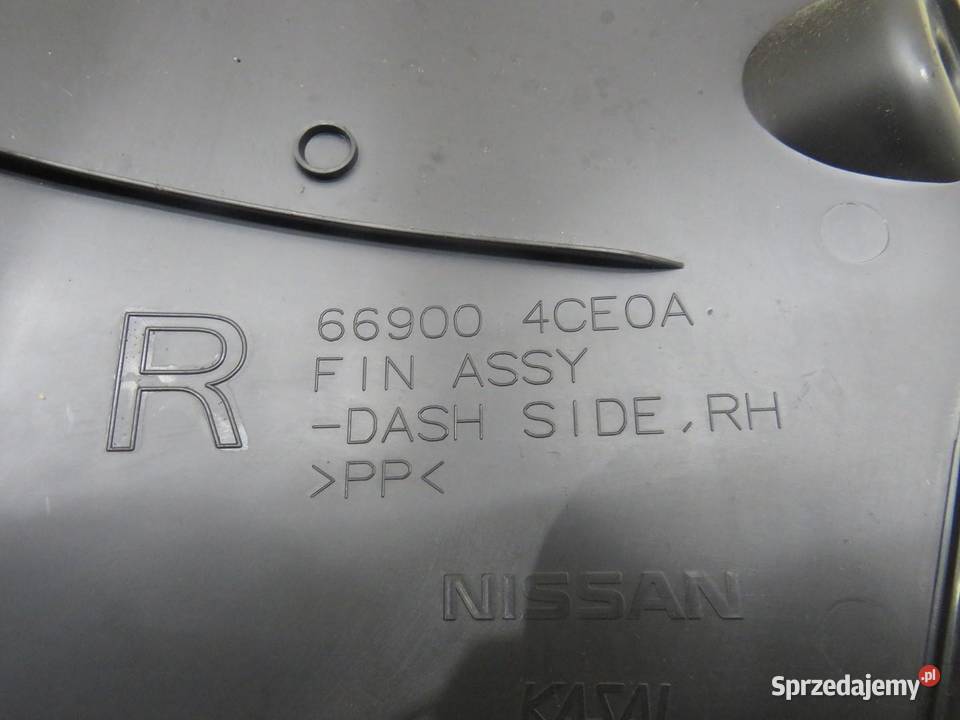 OSŁONA POSZYCIE PROGU PRAWE XTRAIL III osobowe