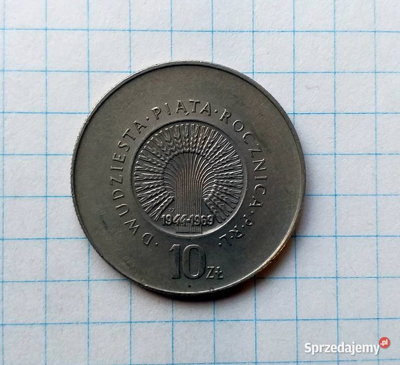 10 ZŁOTYCH 1969 DWUDZIESTA PIĄTA ROCZNICA PRL lubelskie Piszczac