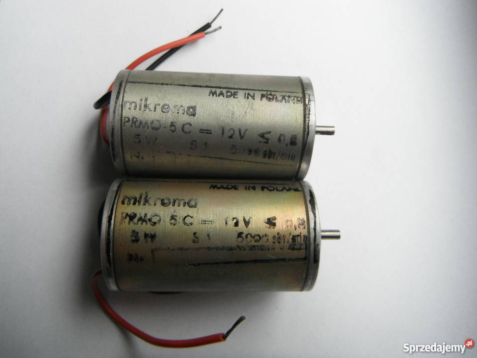 Silnik PRMO5C Mikroma 12V 5W 5000 obrmin Nowe mazowieckie Barak