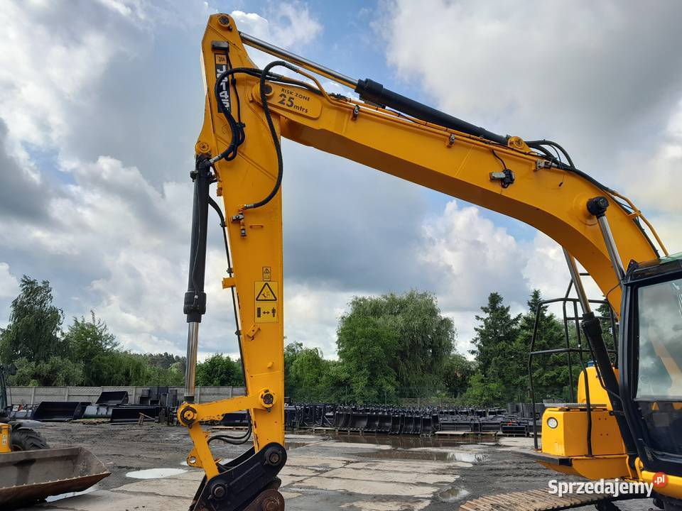 JCB JS145W HD 2019R KOPARKA GĄSIENICOWA CAT Ramię wyburzeniowe Krotoszyn