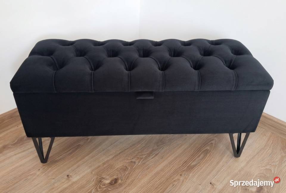 Pufa ławeczka 80x30 chesterfield otwierana z 40cm małopolskie Stronie