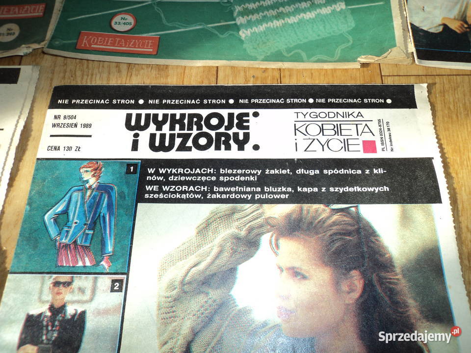 Wykroje i wzory Kobieta i życie 1 Nowy Sącz