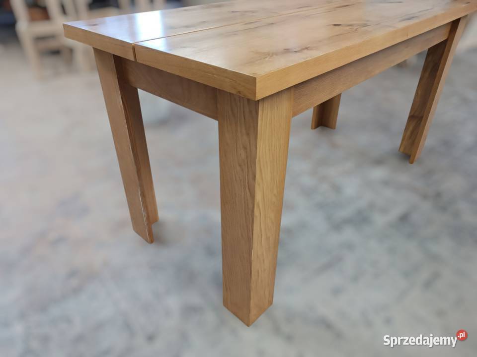 Nowy Stół Dębowy 150 REMI z Sękami na Blacie 50 Olesno