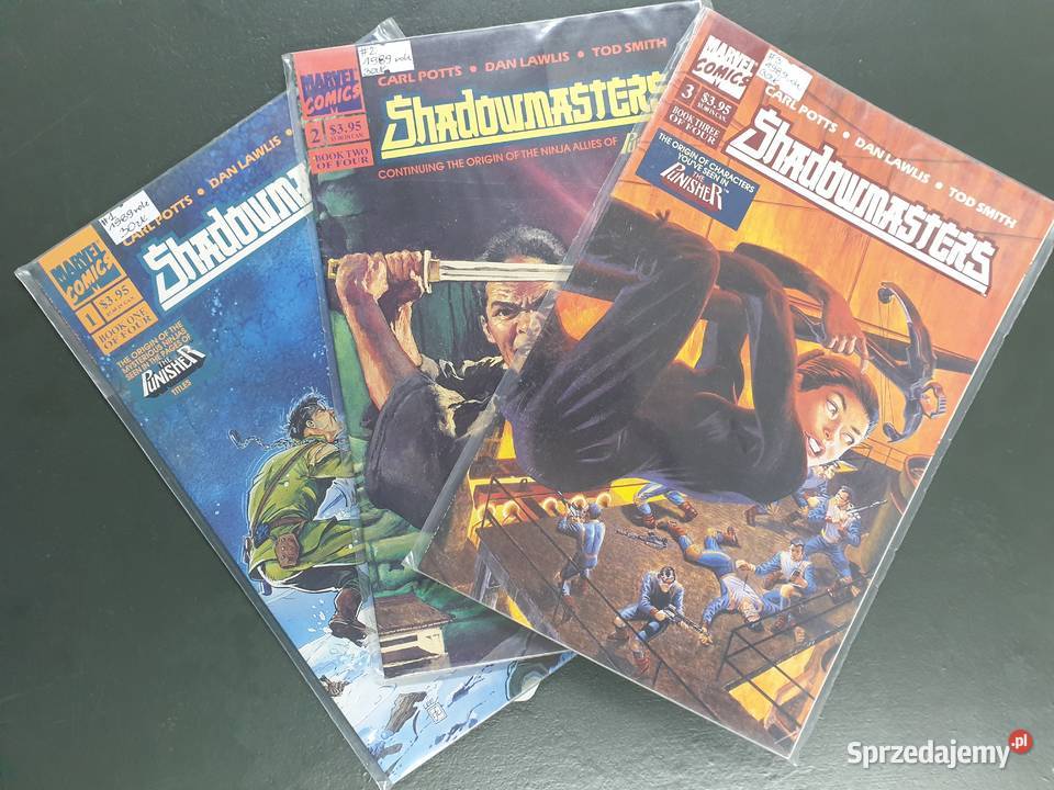 Shadowmasters 3 komiksy Marvel USA 1989 pomorskie