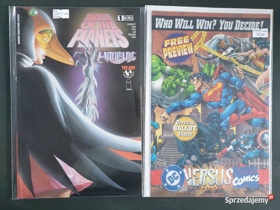 Kolekcja 20 komiksów DC Image Top Cow Dark Horse Amerykańskie Gdynia