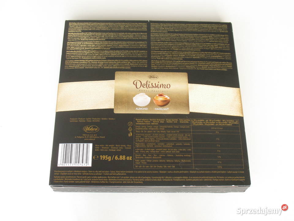 Delissimo zestaw pralinek bombonierka 195 g Kraków sprzedam