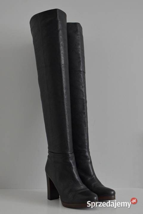 Wysokie kozaki Minelli pod kolano na wygodnym