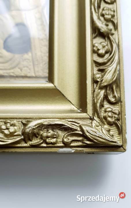 Stary obrazek ikona Czarną Madonna MB