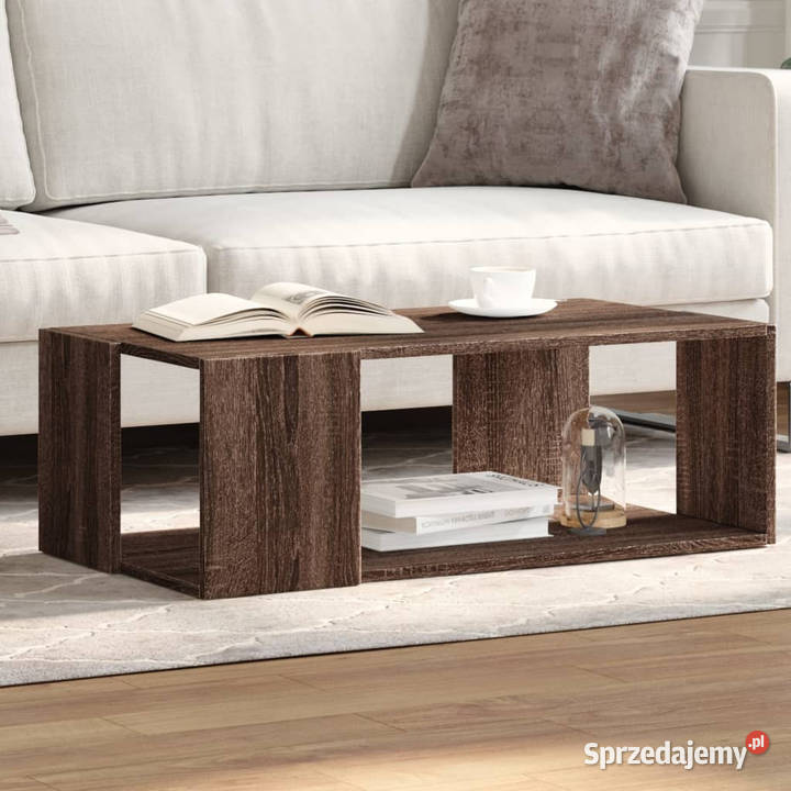 Stolik kawowy brązowy dąb 895x48x30 WM848156 sprzedam