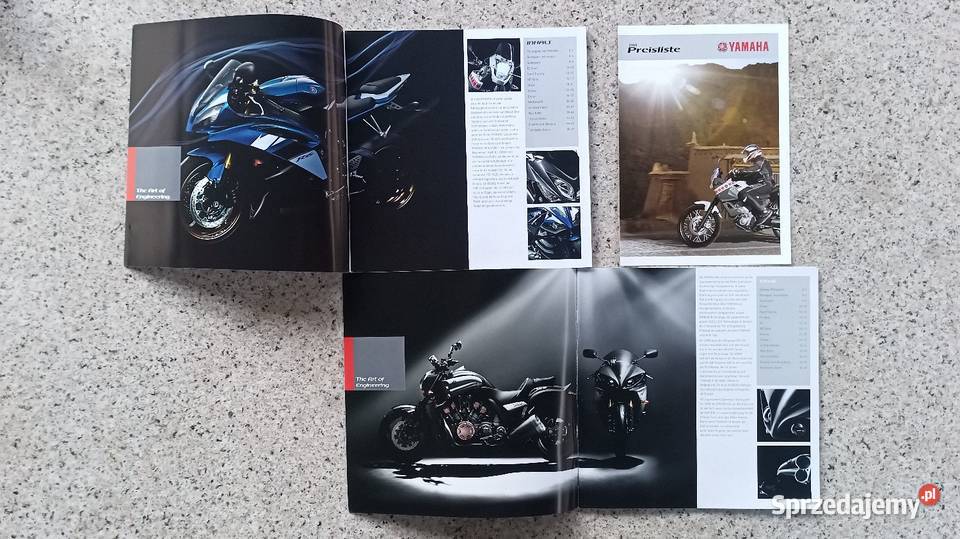YAMAHA Motocykle i skutery Program paleta modeli Rok wydania 2008 śląskie