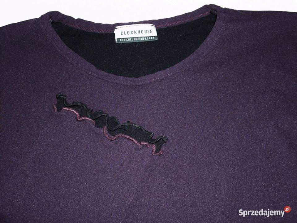 CA bakłażanowa Bluzka Podwójna 38 40 Nowy Sącz