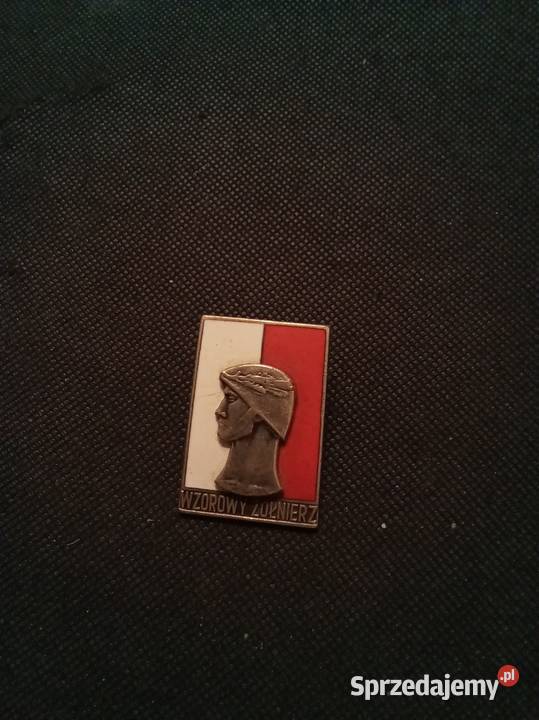 Odznaka Wzorowy żołnierz duży Warszawa