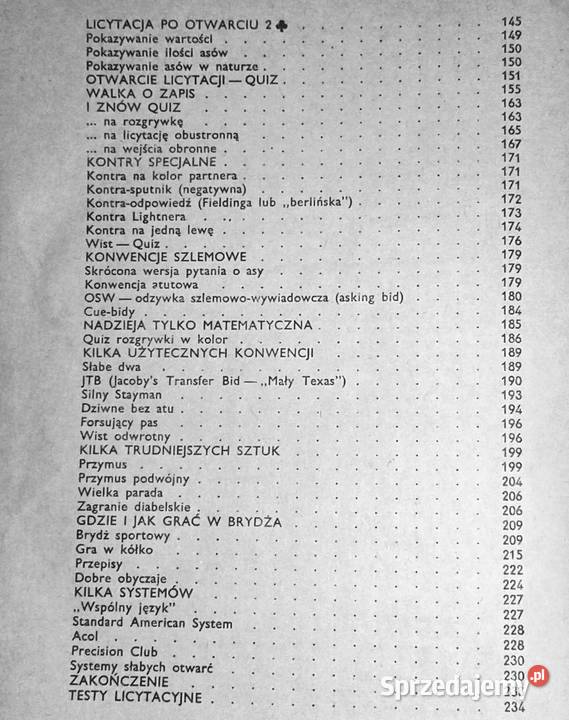 Brydż Andrzej Macieszczak Jerzy Mikke Pozostałe lubelskie Chełm sprzedam